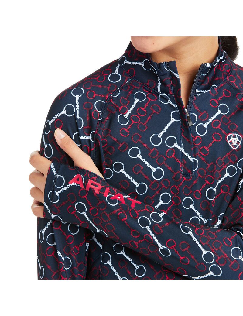 Capas Intermedias Ariat Lowell 2.0 1/4 Zip Niños Multicolor | YBCS81256