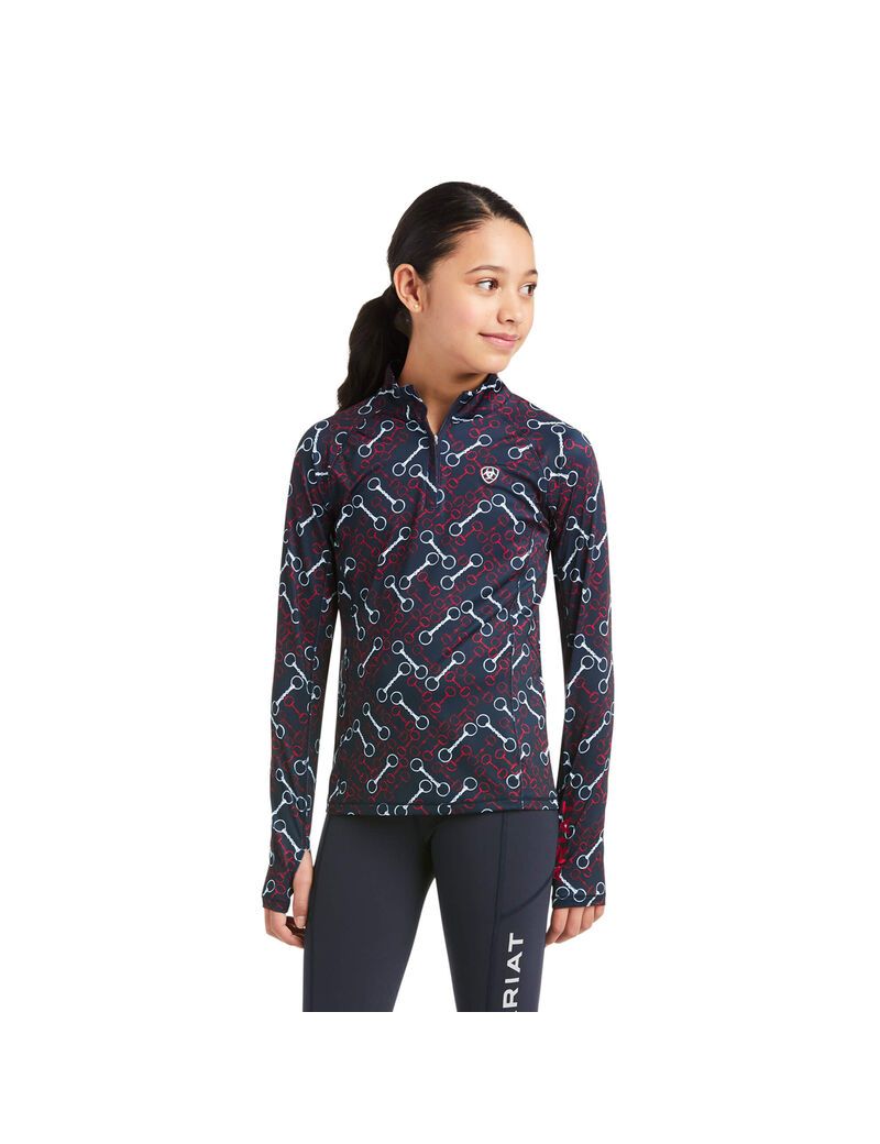 Capas Intermedias Ariat Lowell 2.0 1/4 Zip Niños Multicolor | YBCS81256