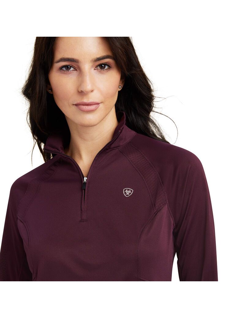 Capas Intermedias Ariat Sunstopper 2.0 1/4 Zip Mujer Multicolor | BZYS62319