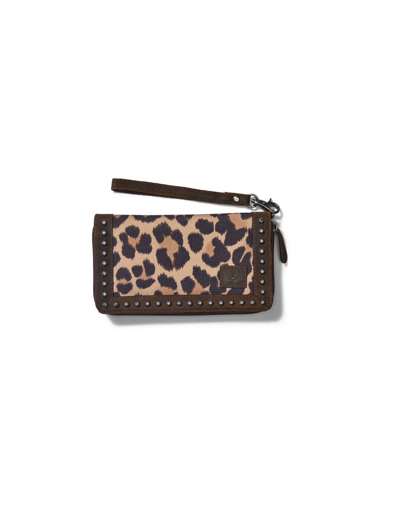 Carteras Ariat Clutch Cheetah Mujer Marrones | LBGT85973