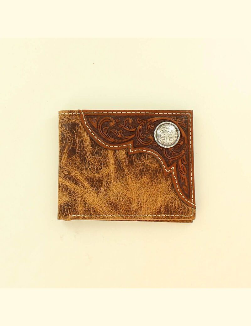 Carteras Ariat Filigree corner bifold Hombre Marrones | XLYM69804