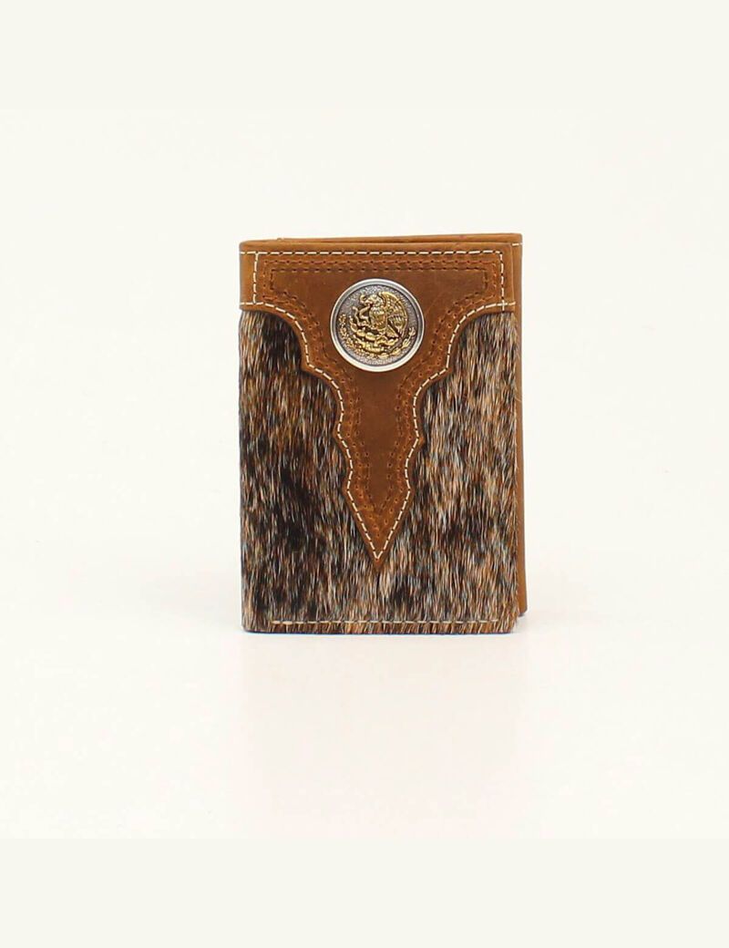 Carteras Ariat Mexico eagle trifold Hombre Marrones | AEGQ31086