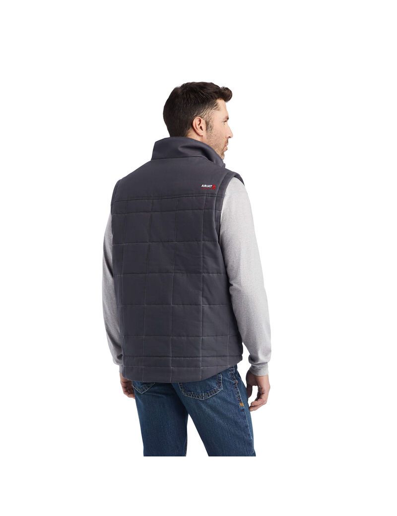 Chalecos Ariat FR Crius Insulated Hombre Gris | MCPV42860