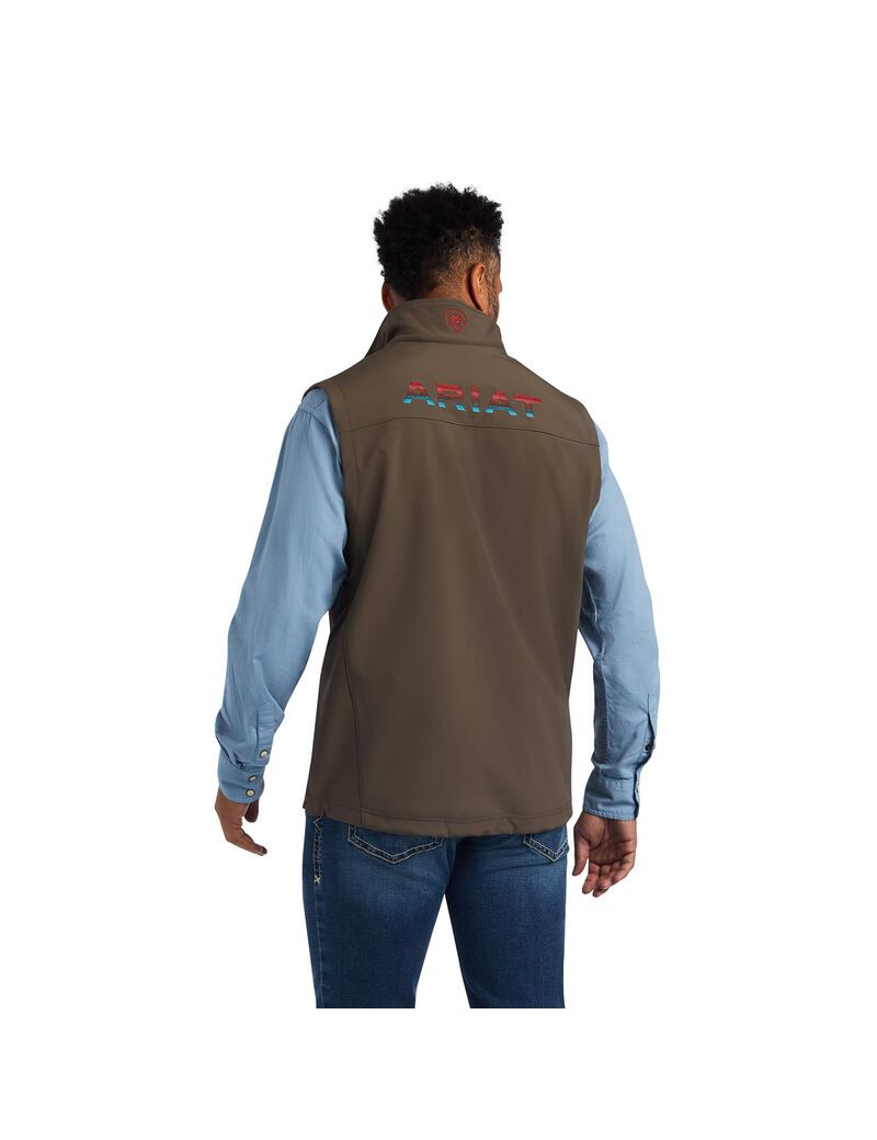 Chalecos Ariat Logo 2.0 Softshell Hombre Multicolor | EMQZ18236