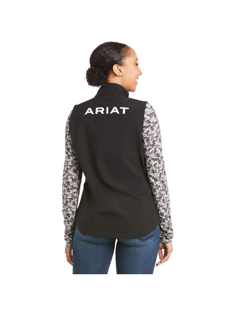 Chalecos Ariat New Team Softshell Mujer Negras | IZUC68932