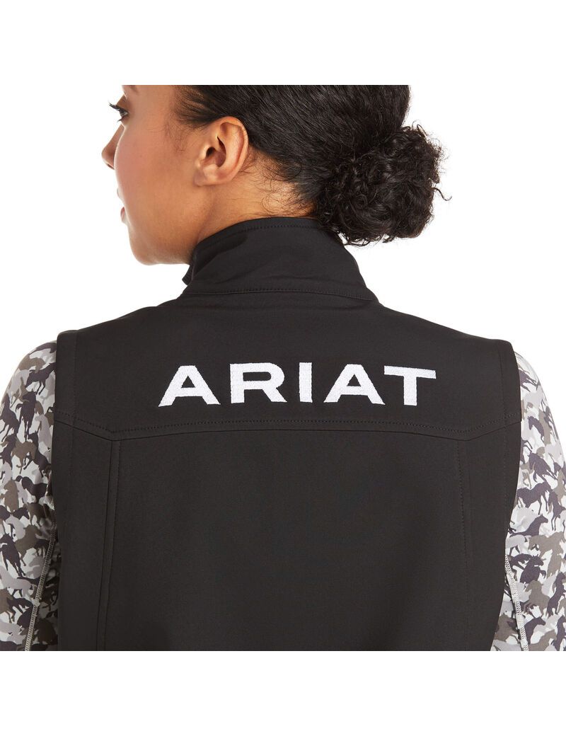 Chalecos Ariat New Team Softshell Mujer Negras | IZUC68932