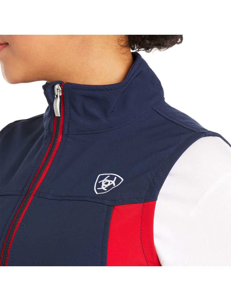 Chalecos Ariat New Team Softshell Mujer Azul Marino | VYOL94175