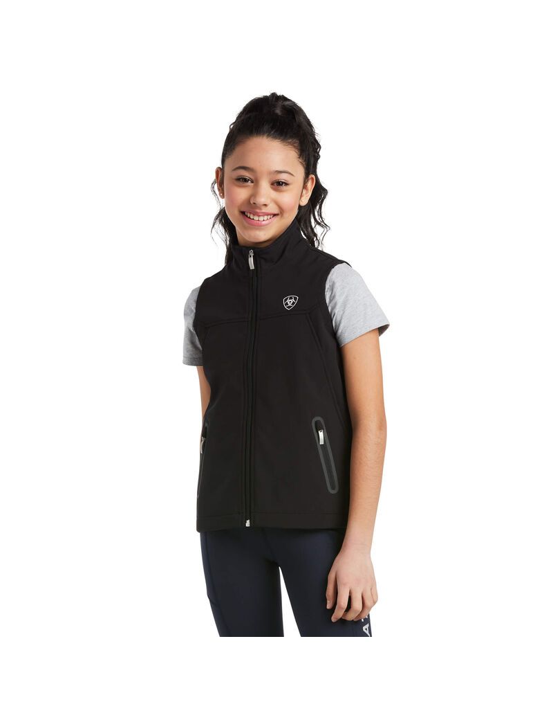 Chalecos Ariat New Team Softshell Niños Negras | RKQO79421