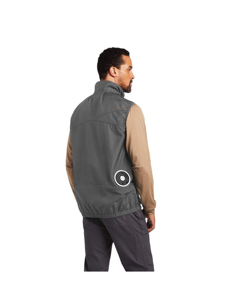 Chalecos Ariat Rebar Elite Series Viento Chill Hombre Gris | KIDU48529