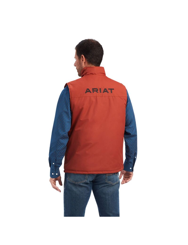 Chalecos Ariat Team Logo Insulated Hombre Marrones | YCRM04139