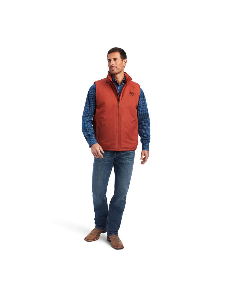 Chalecos Ariat Team Logo Insulated Hombre Marrones | YCRM04139