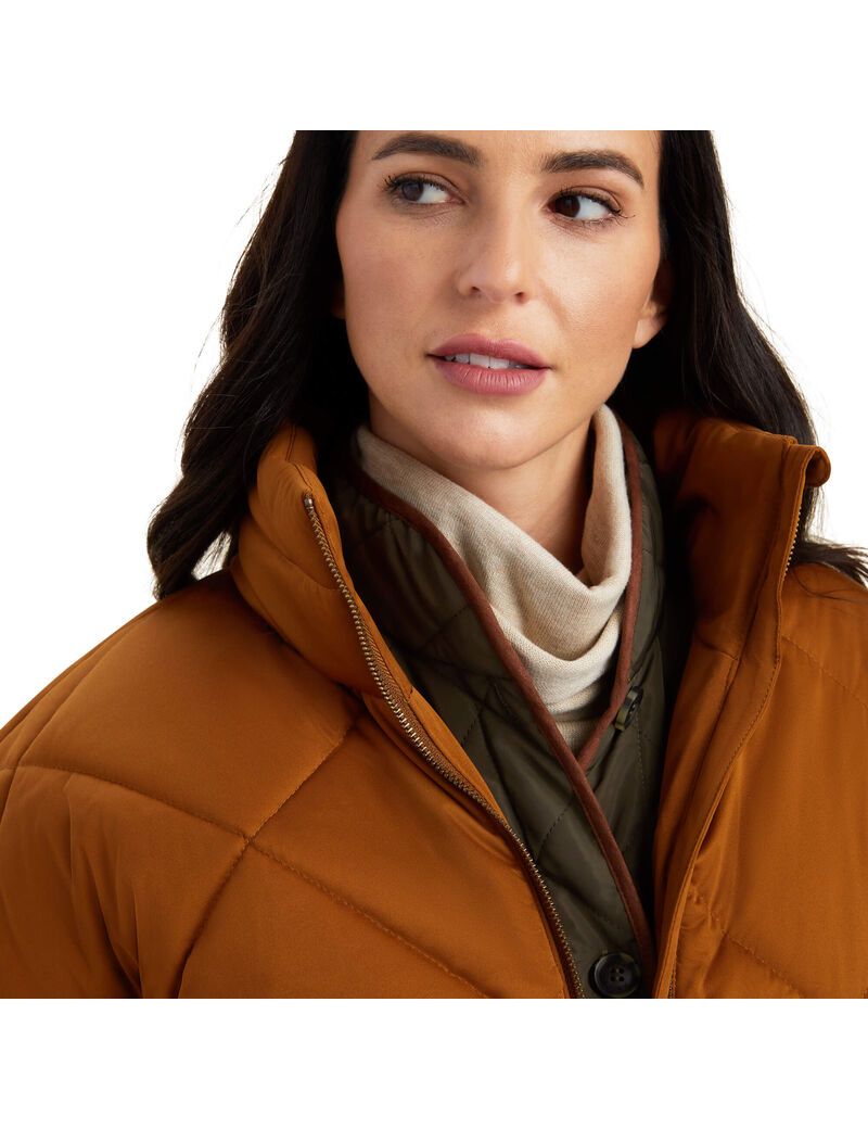 Chaquetas Ariat Adena Insulated Mujer Marrones | CTGM74098