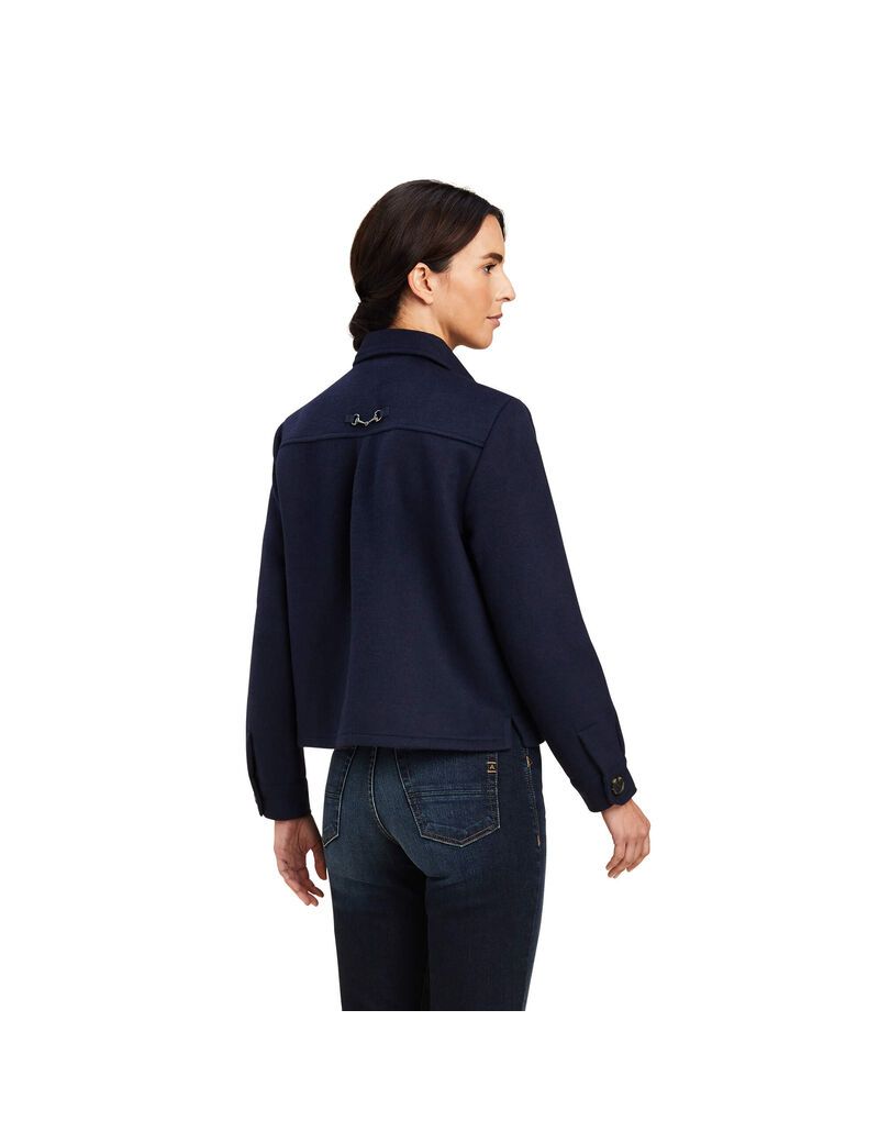 Chaquetas Ariat Ashford Shirt Mujer Azul Marino | QSOY84596