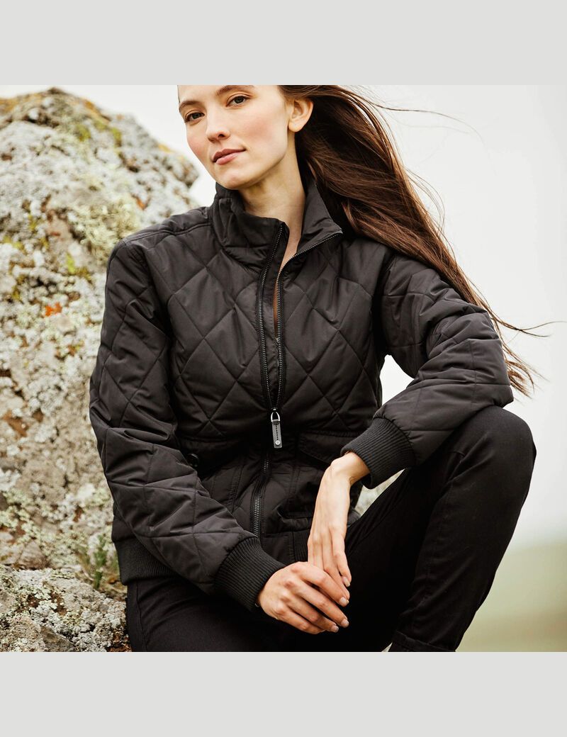 Chaquetas Ariat Atlas Bomber Mujer Negras | BUYH95317