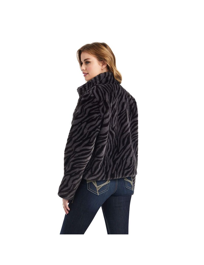 Chaquetas Ariat City Girl Faux Fur Mujer Negras | CEXQ09276