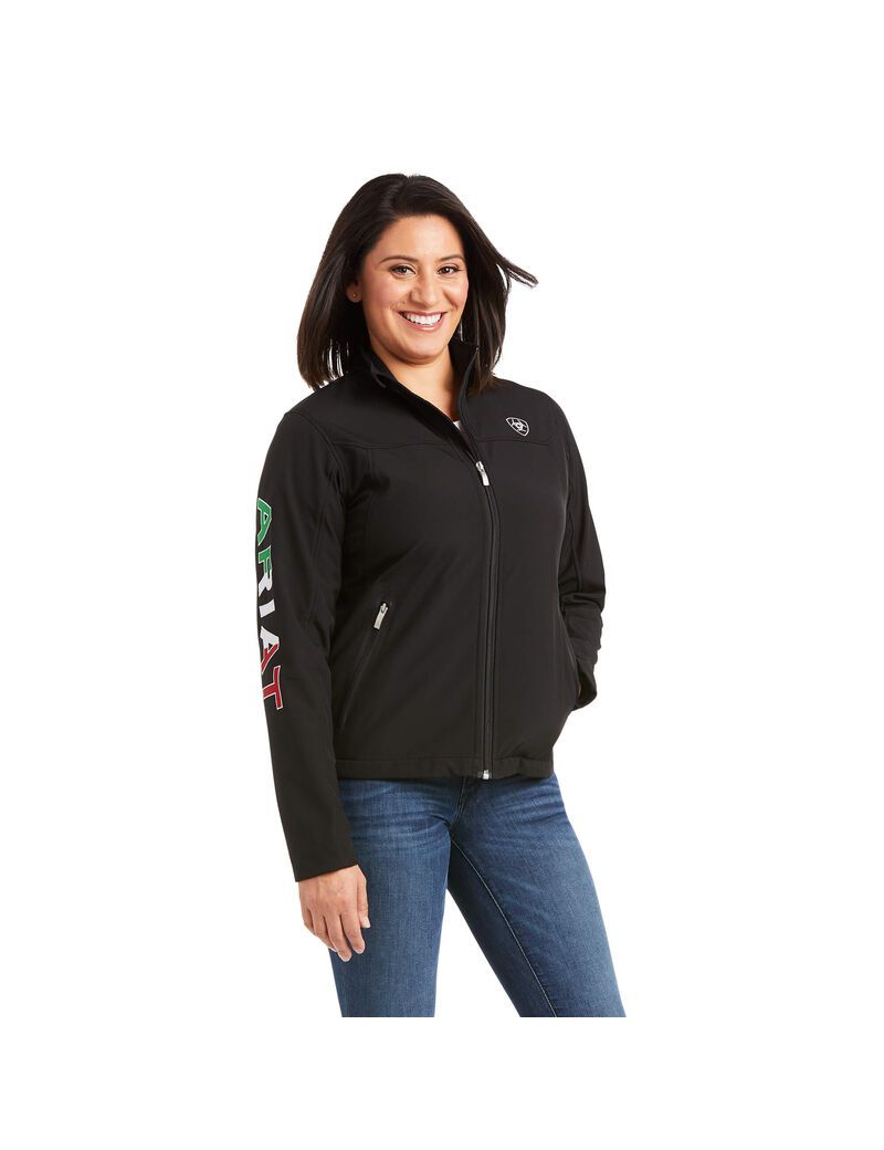 Chaquetas Ariat Classic Team Softshell MEXICO Mujer Negras | FIUZ82379