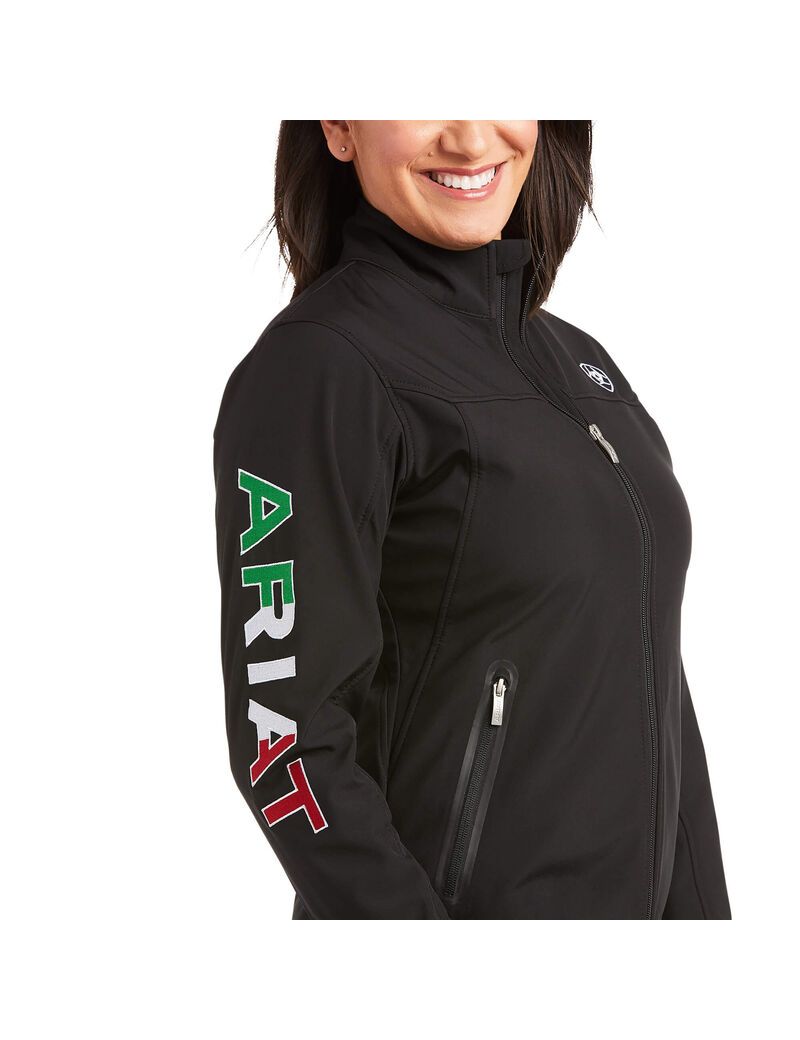 Chaquetas Ariat Classic Team Softshell MEXICO Mujer Negras | FIUZ82379