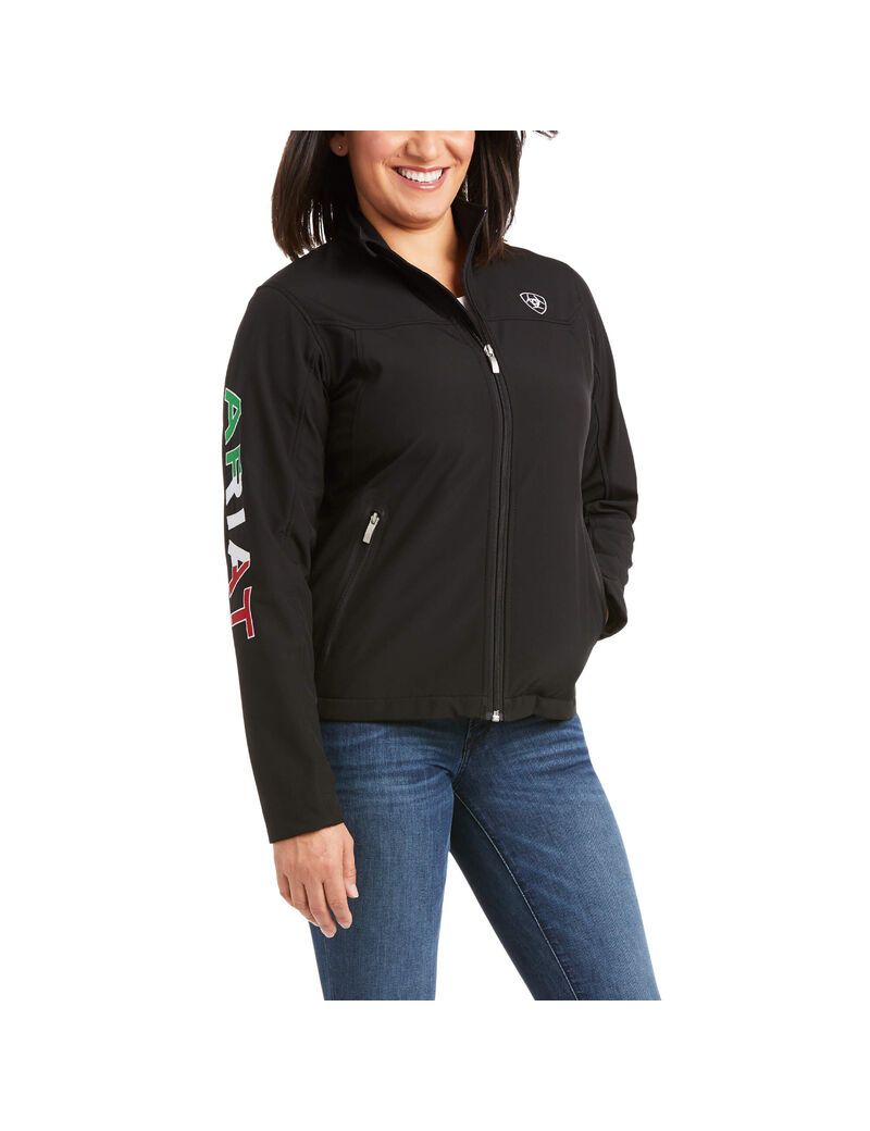 Chaquetas Ariat Classic Team Softshell MEXICO Mujer Negras | FIUZ82379