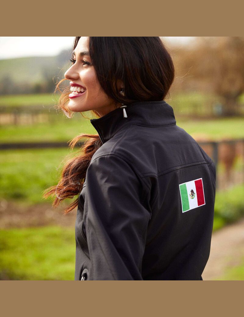 Chaquetas Ariat Classic Team Softshell MEXICO Mujer Negras | FIUZ82379