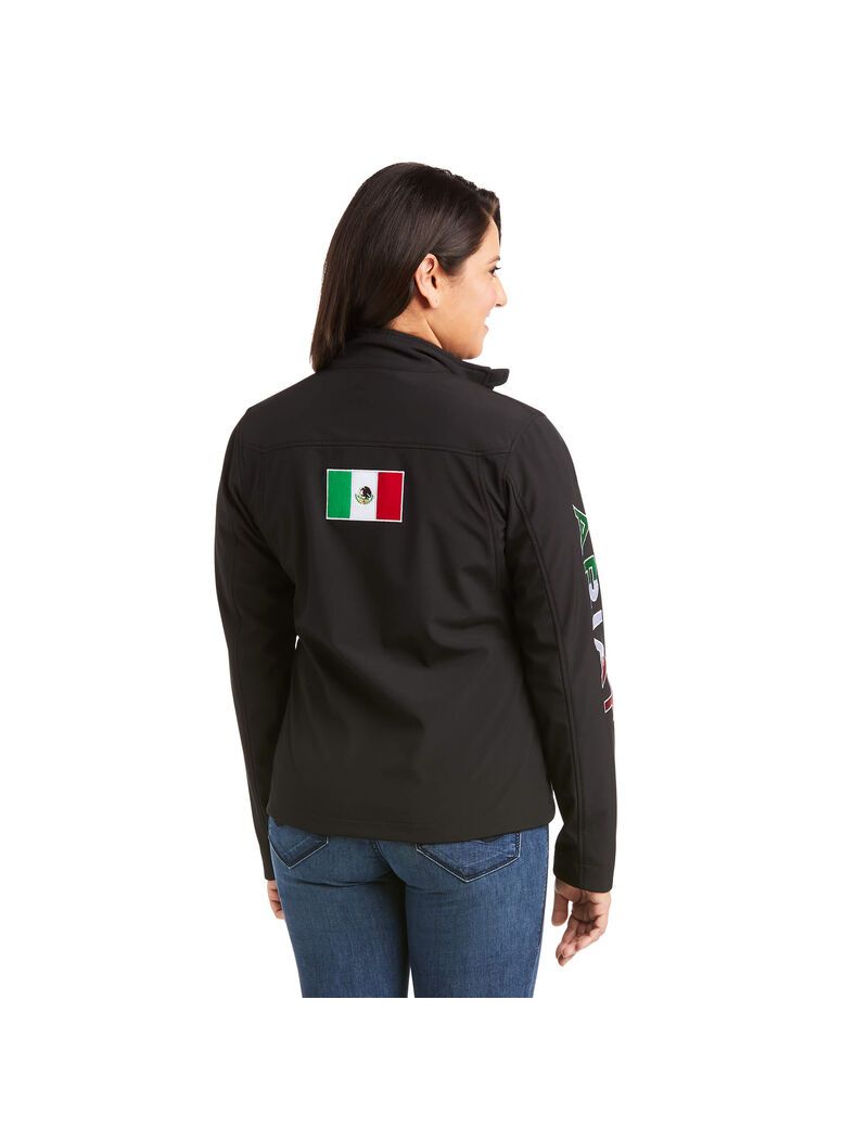 Chaquetas Ariat Classic Team Softshell MEXICO Mujer Negras | FIUZ82379