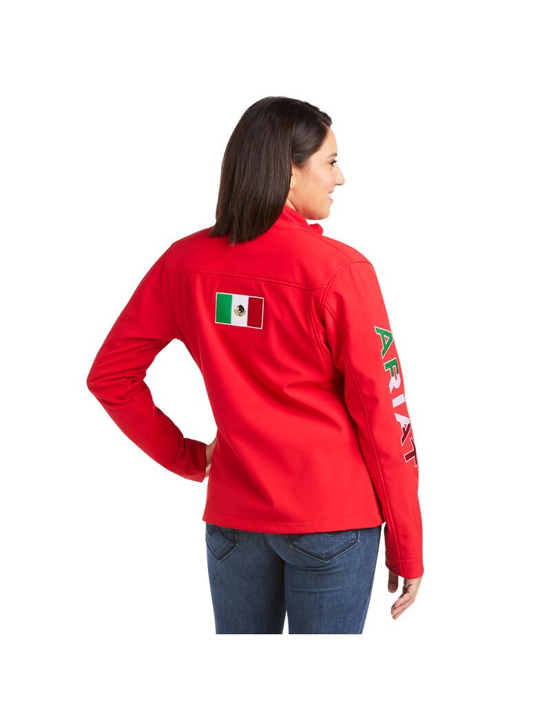 Chaquetas Ariat Classic Team Softshell MEXICO Mujer Rojas | SCKY07158