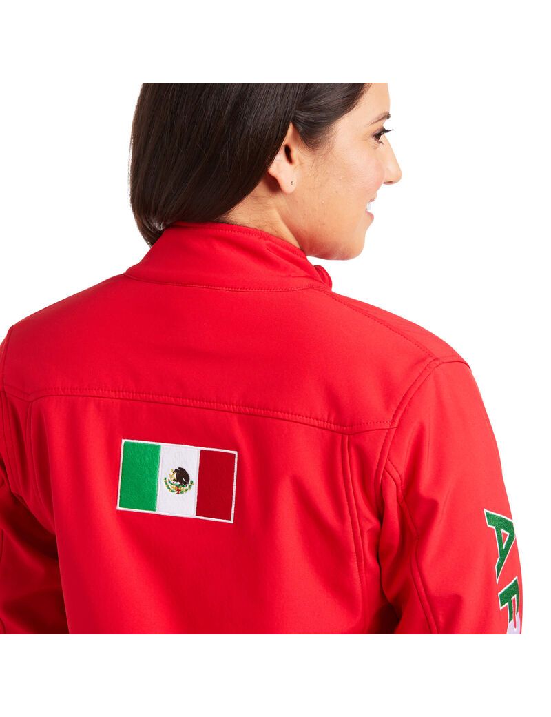 Chaquetas Ariat Classic Team Softshell MEXICO Mujer Rojas | SCKY07158