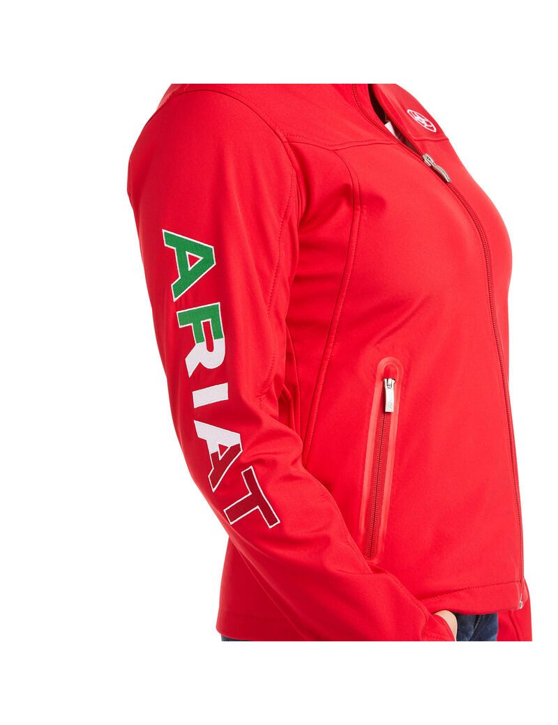 Chaquetas Ariat Classic Team Softshell MEXICO Mujer Rojas | SCKY07158