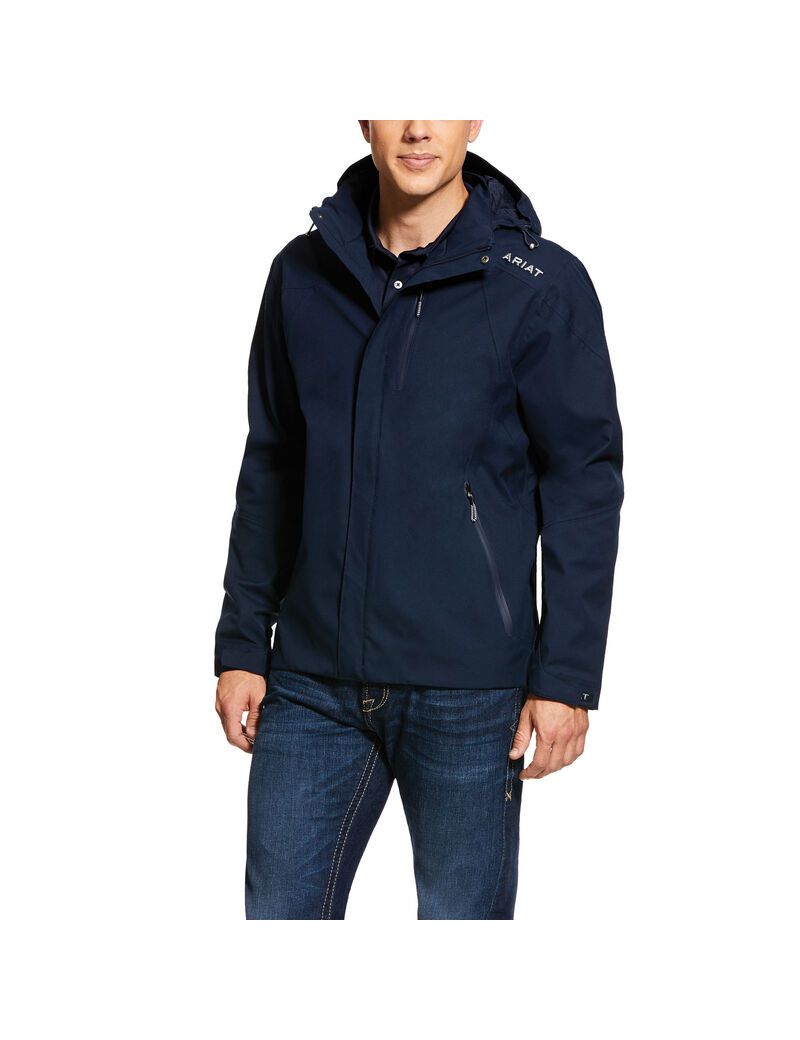 Chaquetas Ariat Coastal Impermeables Hombre Azul Marino | JTRP39820