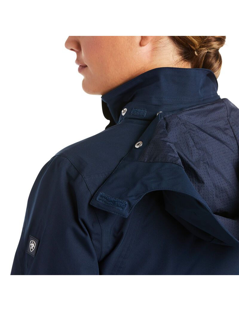 Chaquetas Ariat Coastal Impermeables Mujer Azul Marino | WJXM09742