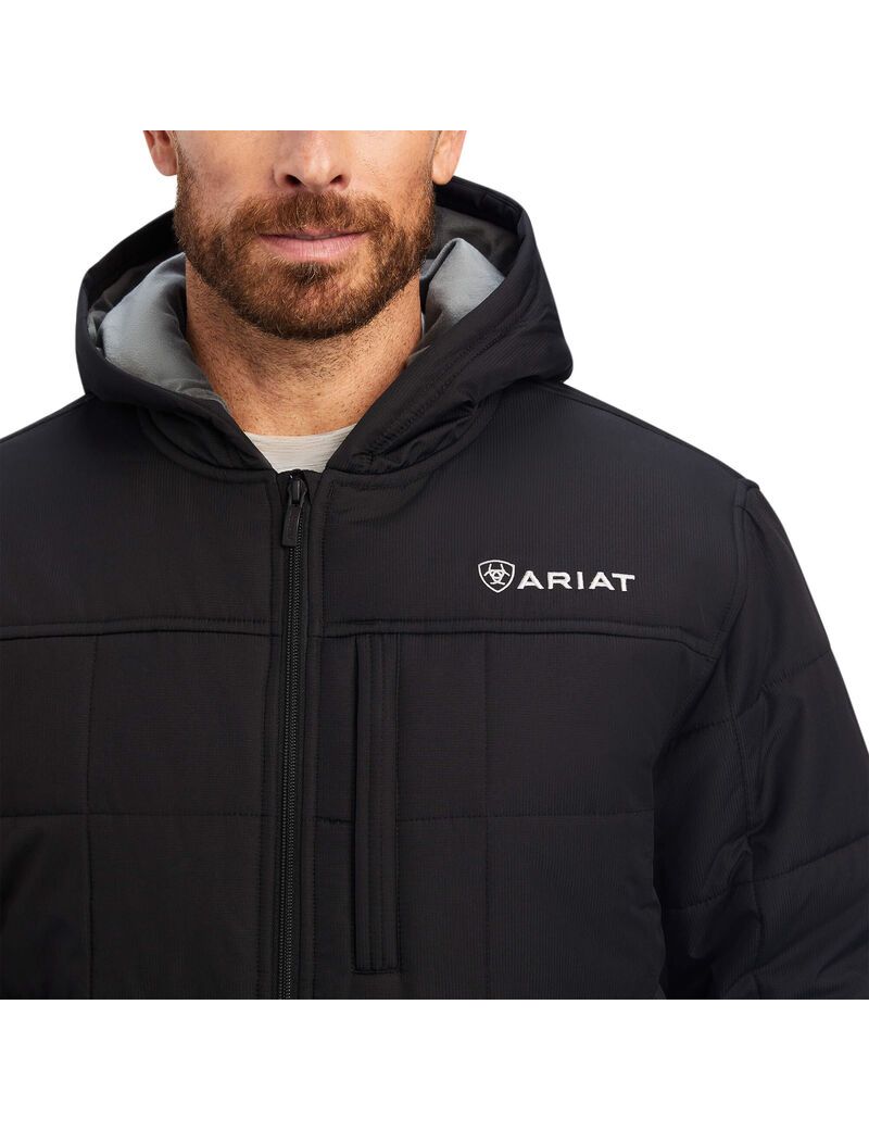 Chaquetas Ariat Crius Encapuchado Insulated Hombre Negras | GJWS65472