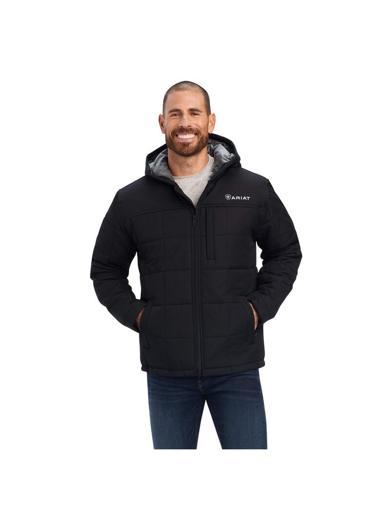 Chaquetas Ariat Crius Encapuchado Insulated Hombre Negras | GJWS65472