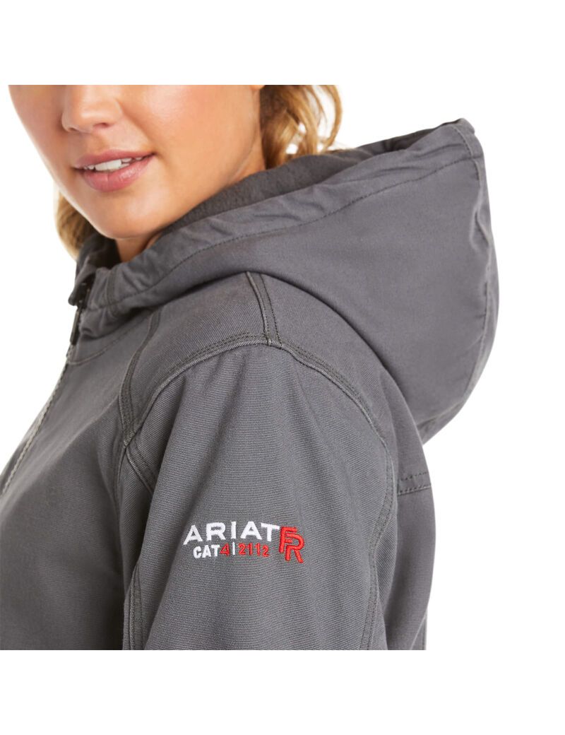 Chaquetas Ariat FR DuraLight Stretch Lona Mujer Gris | KJPS50372