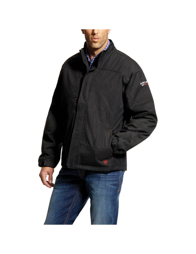 Chaquetas Ariat FR H2O Impermeables Insulated Hombre Negras | GITQ60973