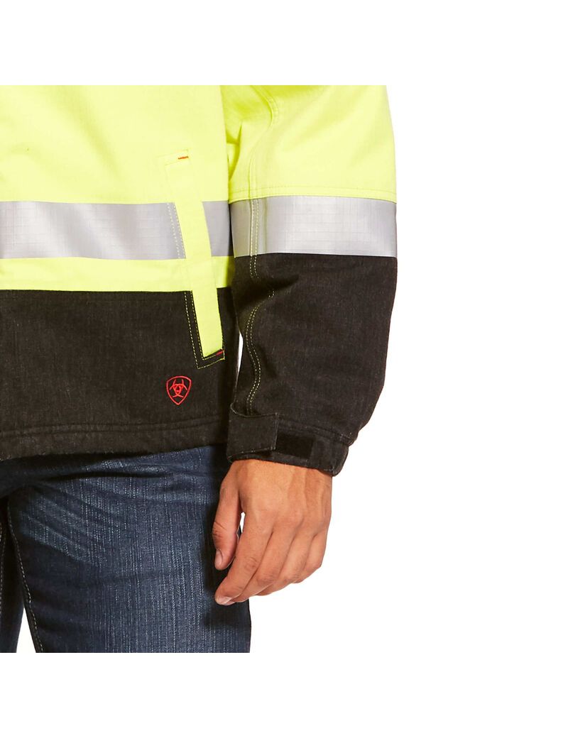 Chaquetas Ariat FR Hi-Vis Impermeables Insulated Hombre Amarillo | DUTK26357