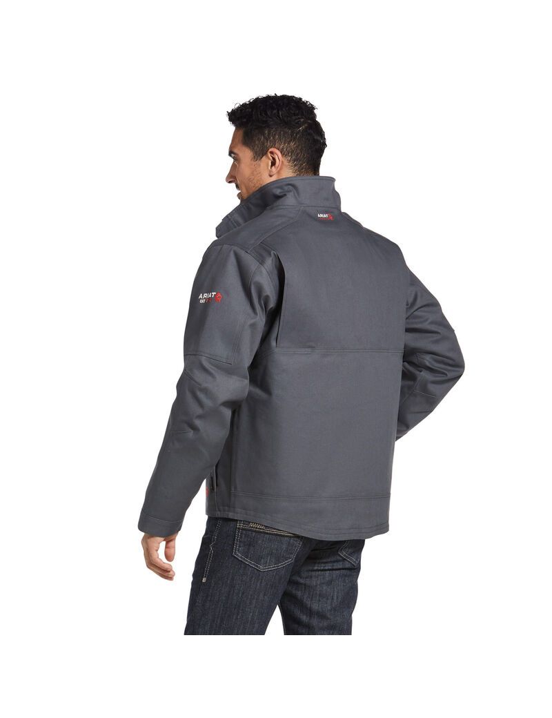 Chaquetas Ariat FR Maxmove Impermeables Insulated Hombre Gris | ERZA31587