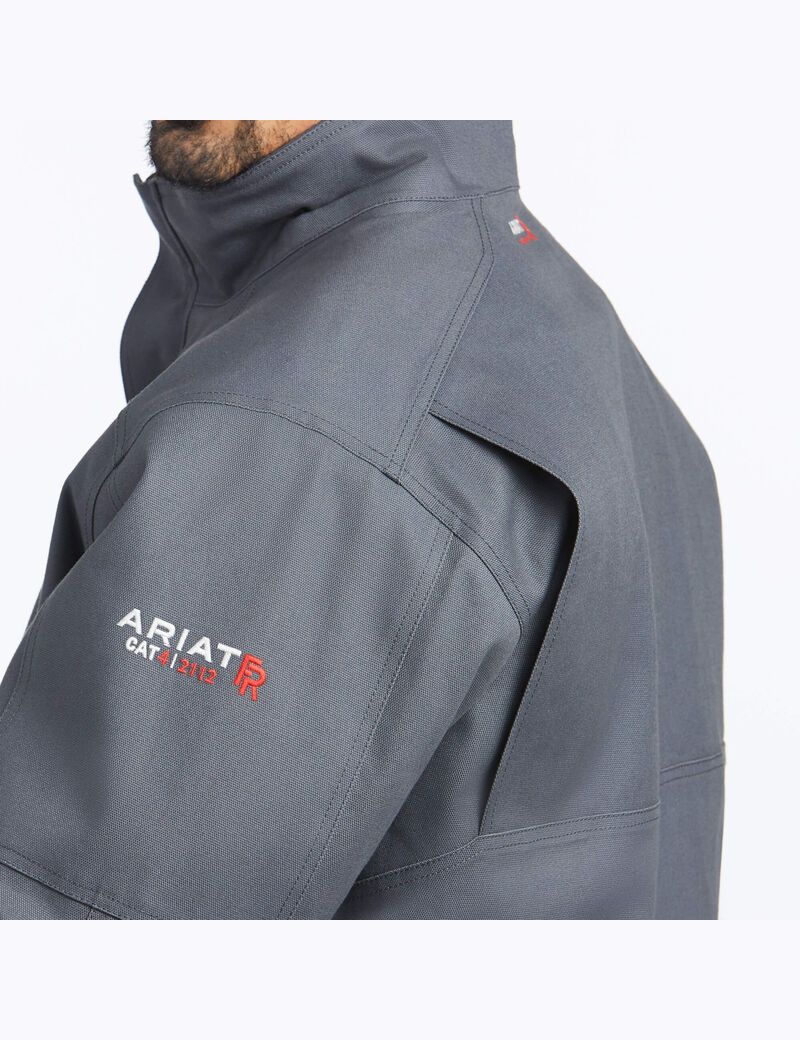 Chaquetas Ariat FR Maxmove Impermeables Insulated Hombre Gris | ERZA31587