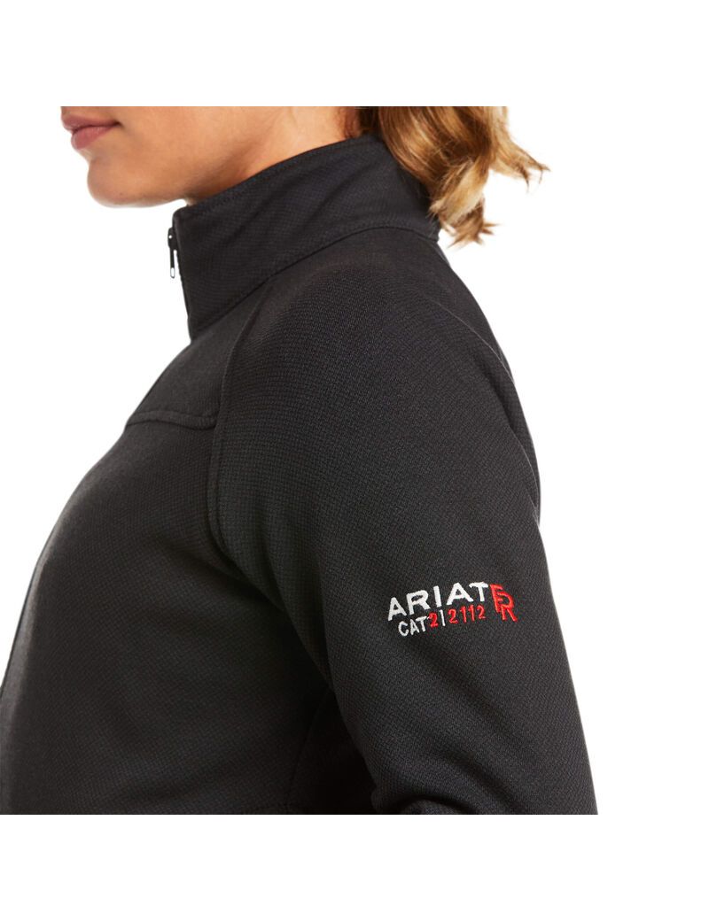 Chaquetas Ariat FR Polartec Plataforma Mujer Negras | GUCF89017