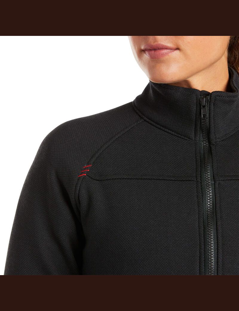 Chaquetas Ariat FR Polartec Plataforma Mujer Negras | GUCF89017