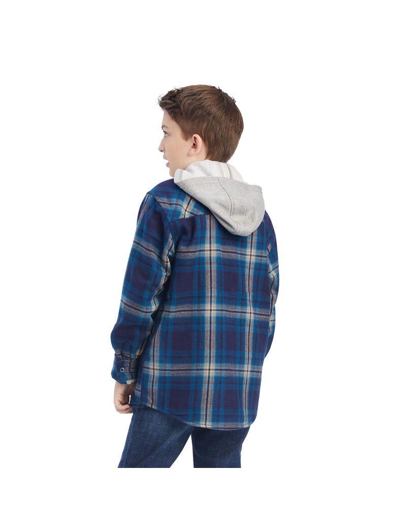 Chaquetas Ariat Hannoch Shirt Niños Azules | FXQN29517