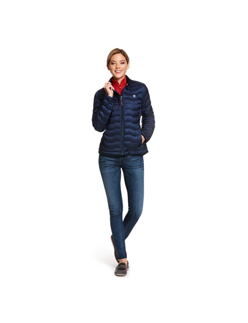 Chaquetas Ariat Ideal 3.0 Down Mujer Azul Marino | CRXP06152