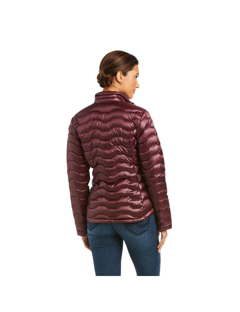 Chaquetas Ariat Ideal 3.0 Down Mujer Burdeos | ORGE01627