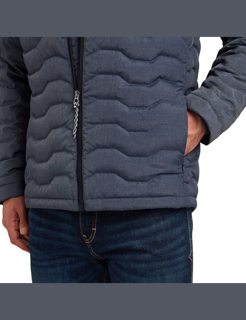 Chaquetas Ariat Ideal Down Hombre Gris | DLQC29105