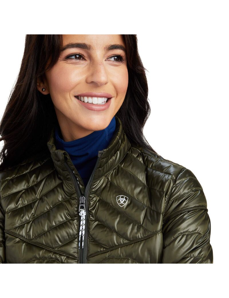 Chaquetas Ariat Ideal Down Mujer Blancas | BMVO43701