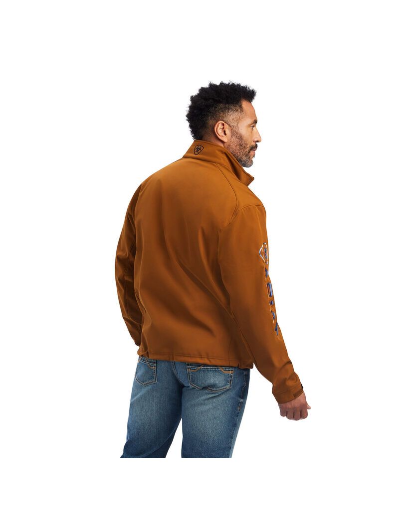 Chaquetas Ariat Logo 2.0 Softshell Hombre Marrones | JNRQ53178