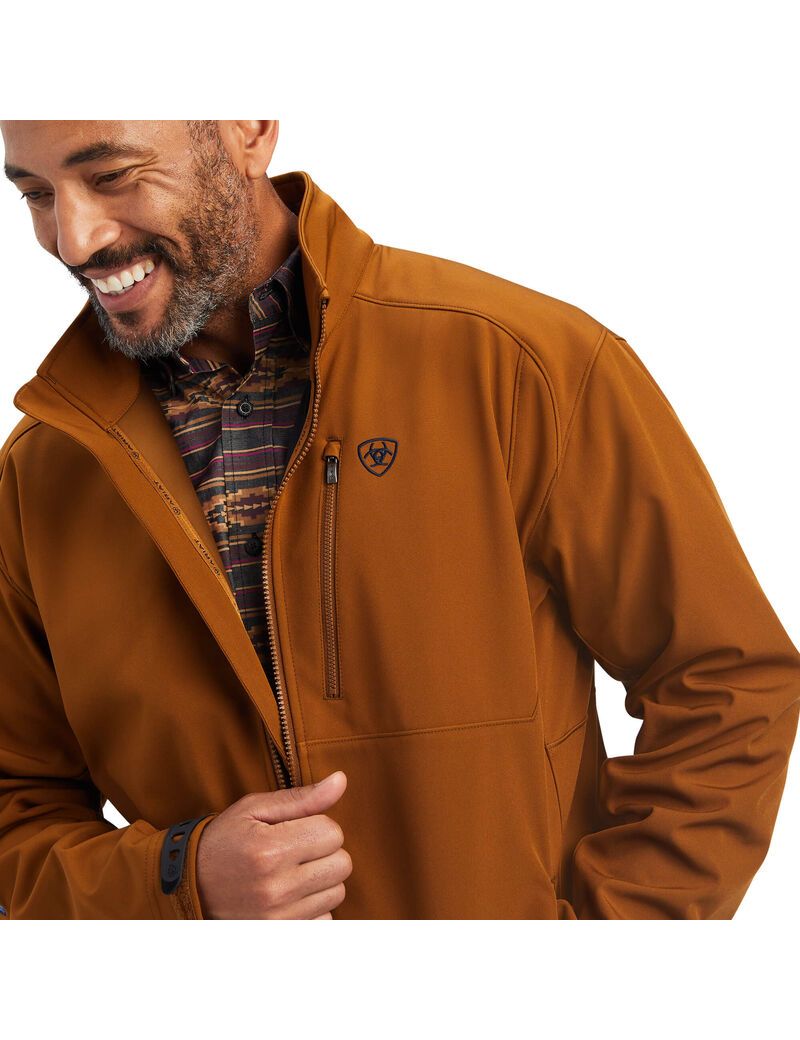 Chaquetas Ariat Logo 2.0 Softshell Hombre Marrones | JNRQ53178