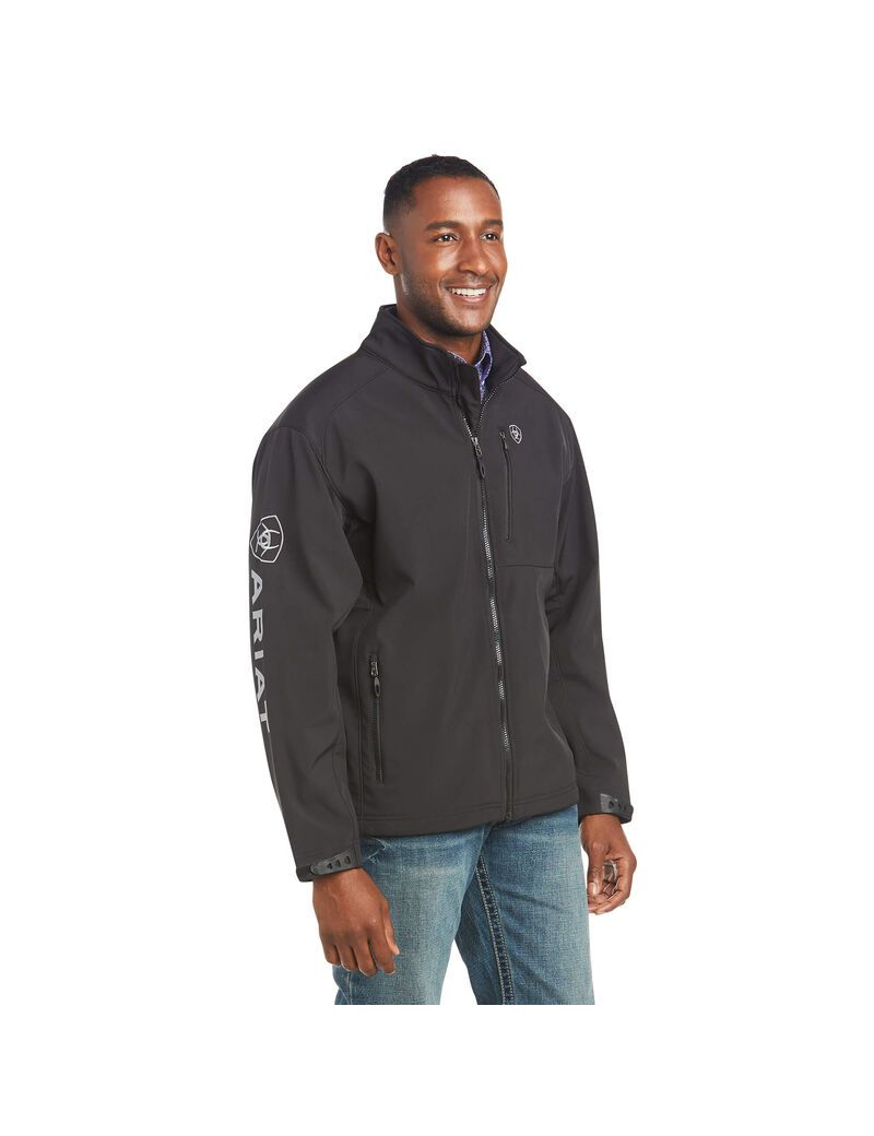 Chaquetas Ariat Logo 2.0 Softshell Hombre Negras | ZDUC84901