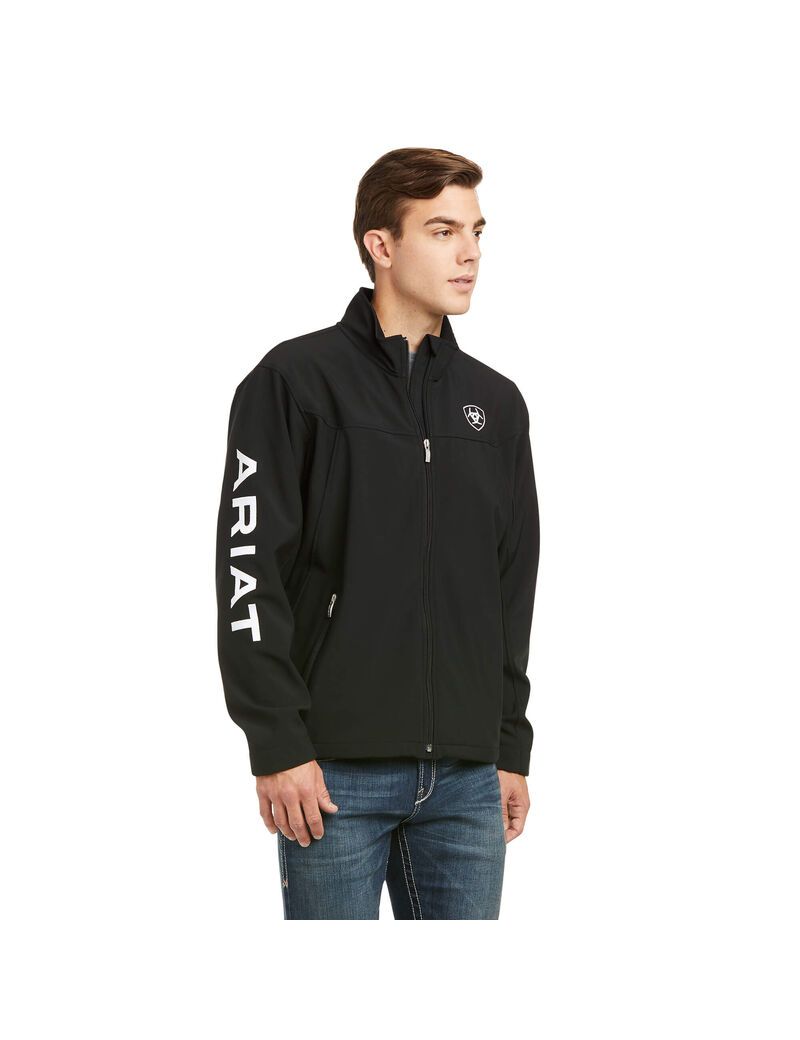 Chaquetas Ariat New Team Softshell Hombre Negras | JODS73405