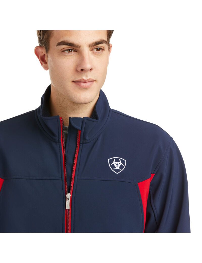 Chaquetas Ariat New Team Softshell Hombre Multicolor | YDNV61823