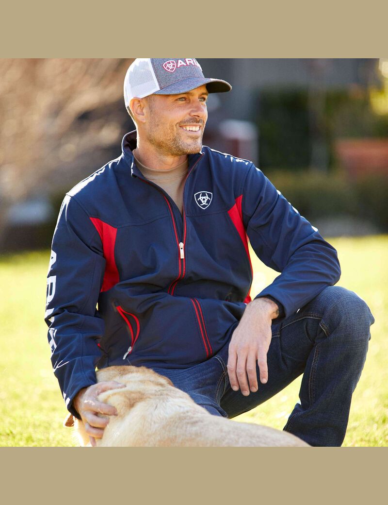 Chaquetas Ariat New Team Softshell Hombre Multicolor | YDNV61823