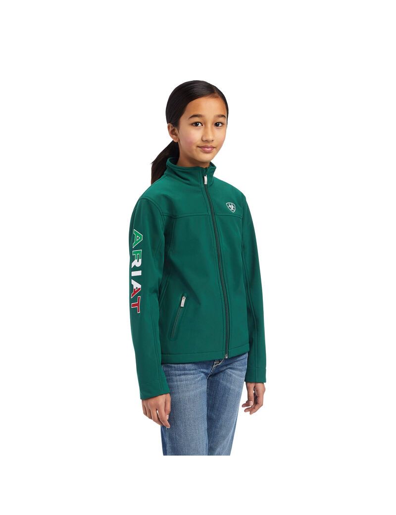 Chaquetas Ariat New Team Softshell MEXICO Niños Multicolor | DVBS54896